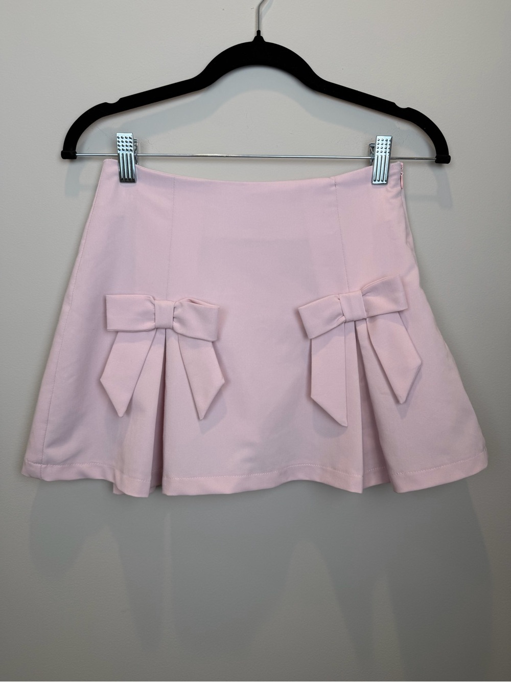 Altar’d State Pink Bow Mini Skirt XS Coquette Preppy Y2K